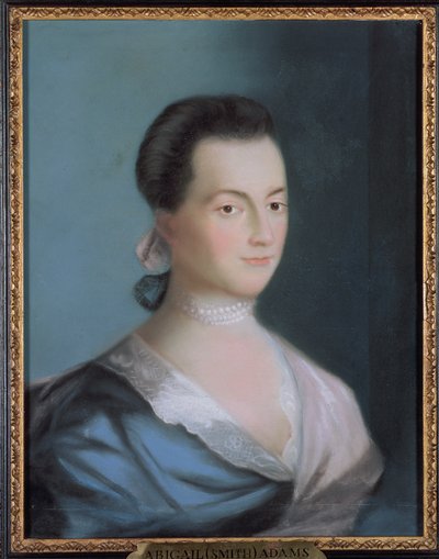 Abigail Smith Adams, c.1766 de Benjamin Blyth